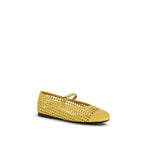 Bicolor Crochet Ballerinas