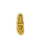 Bicolor Crochet Ballerinas