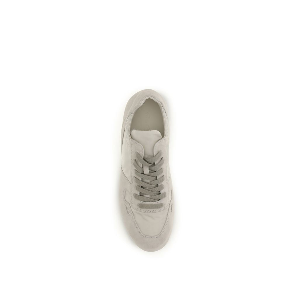 Suede and Calfskin Sneakers