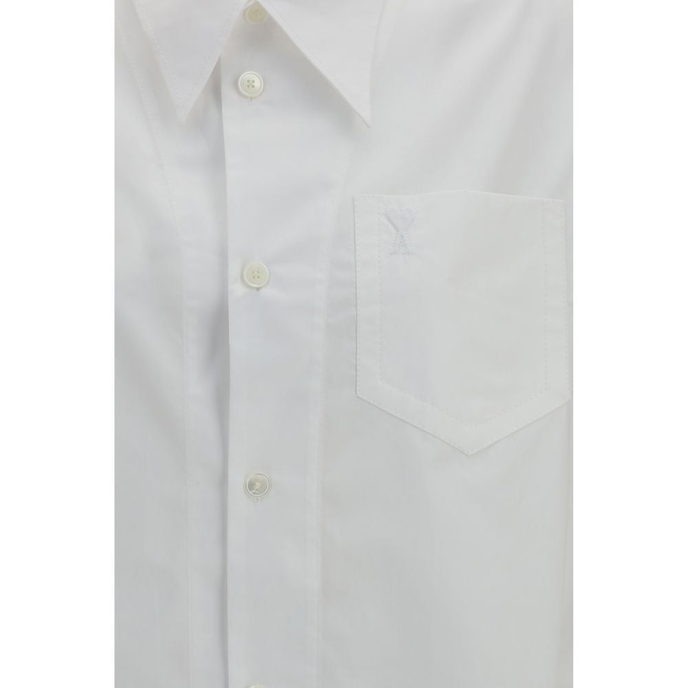 White Cotton Ami de Coeur Shirt