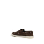 Suede Calf Leather Boat Loafers