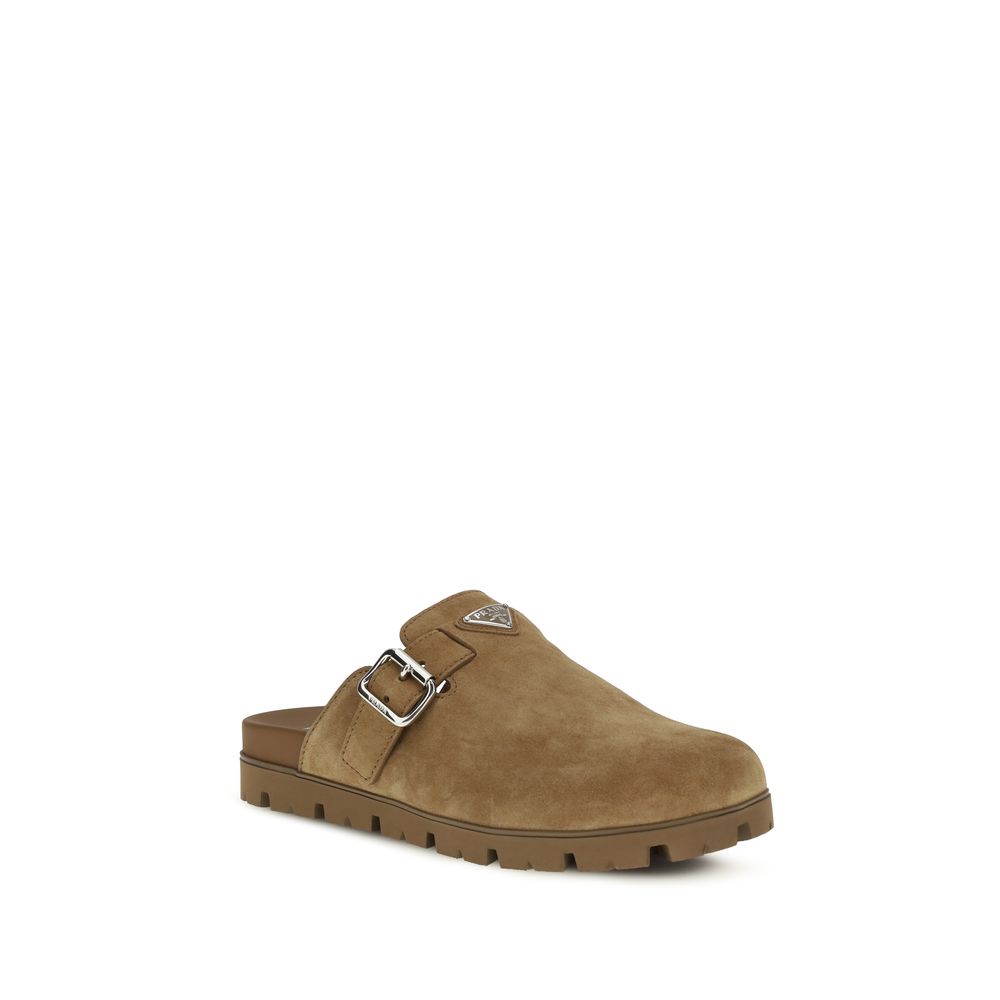 Suede Mules