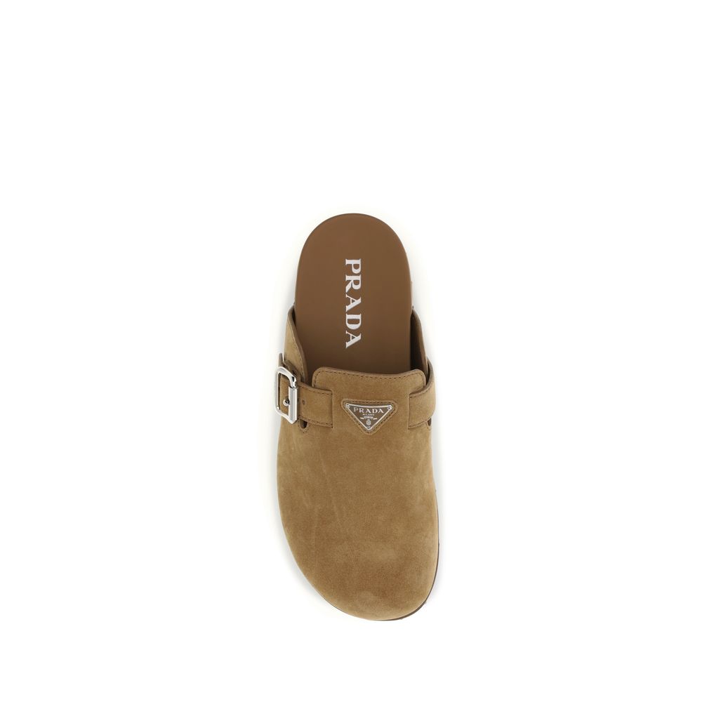 Suede Mules