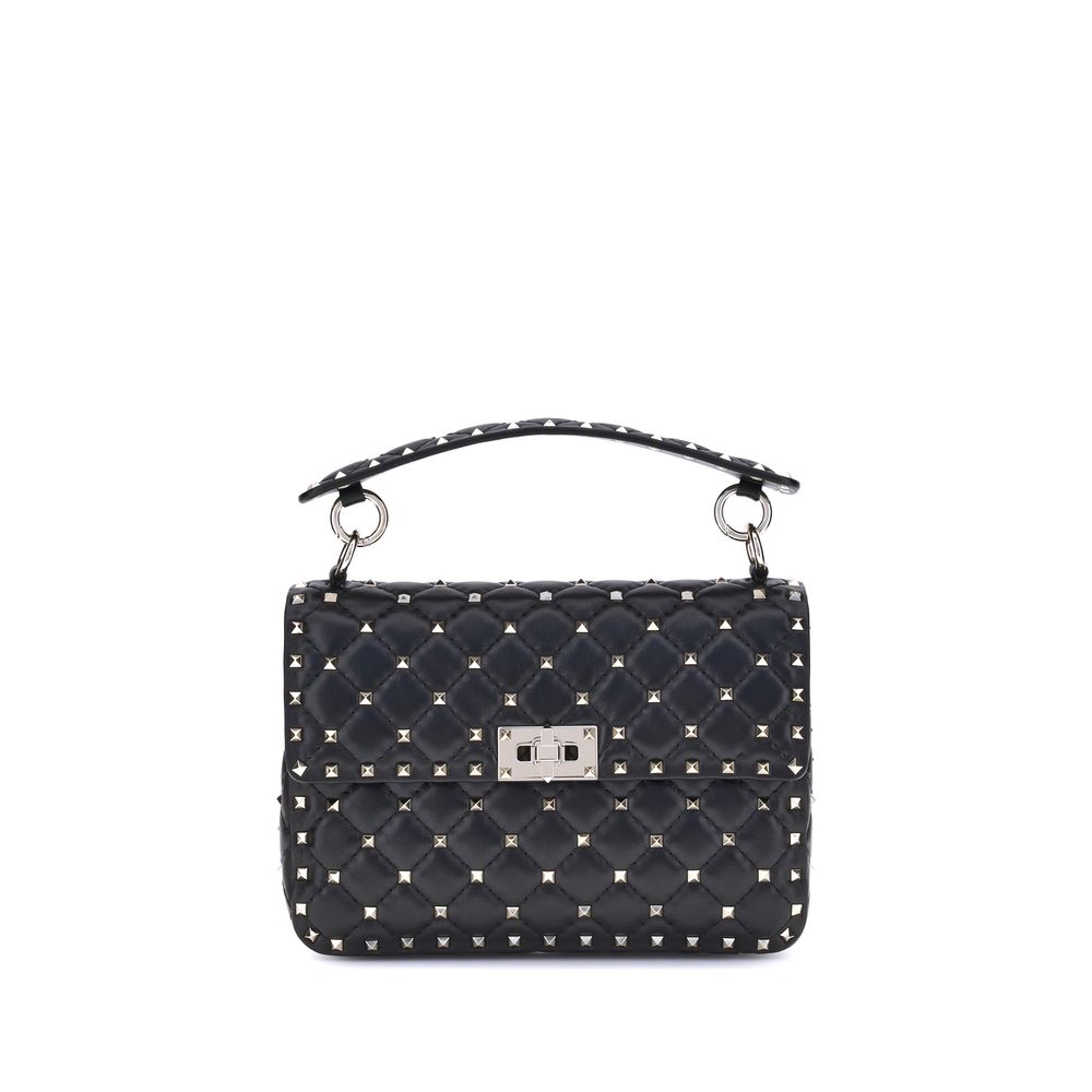 Lambskin Nappa Rockstud Shoulder Bag