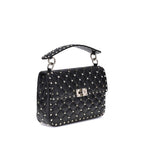 Lambskin Nappa Rockstud Shoulder Bag