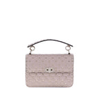 Lambskin Nappa Rockstud Spike Shoulder Bag