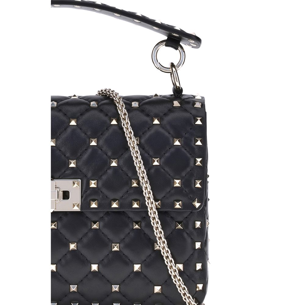 Lambskin Nappa Rockstud Shoulder Bag
