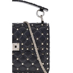 Lambskin Nappa Rockstud Shoulder Bag