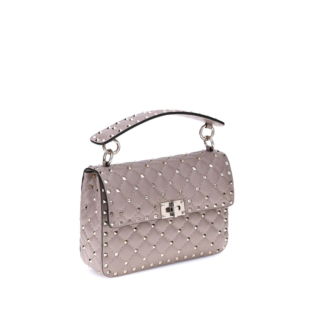 Lambskin Nappa Rockstud Spike Shoulder Bag