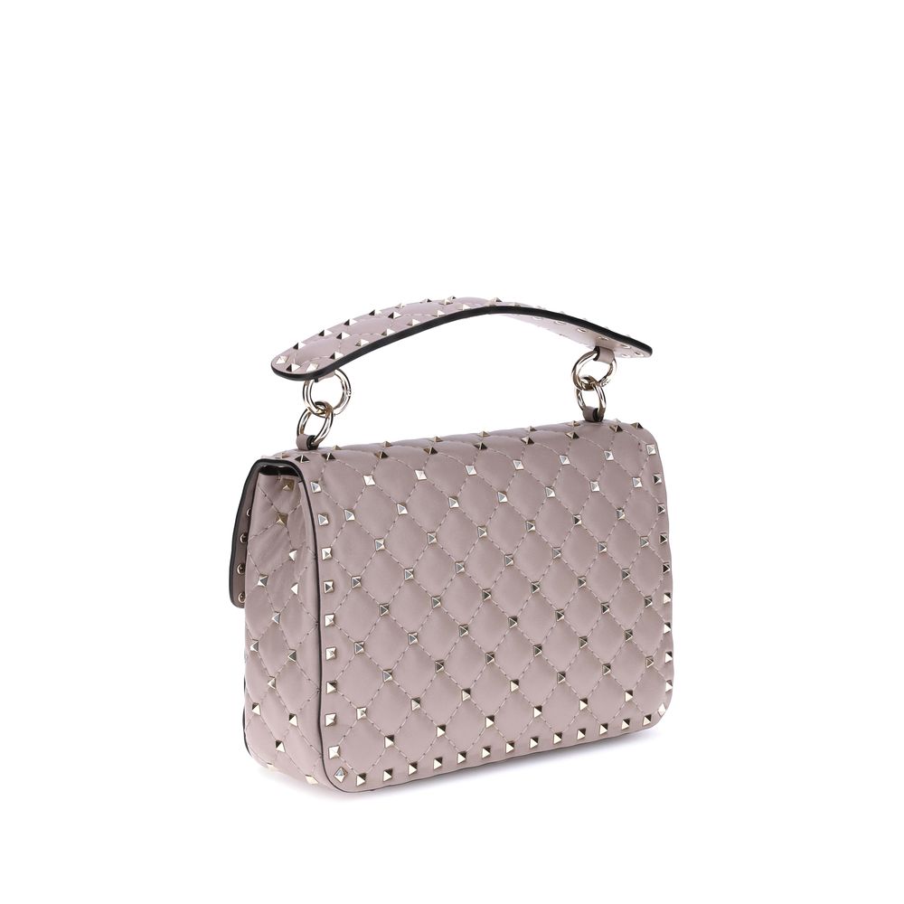 Lambskin Nappa Rockstud Spike Shoulder Bag