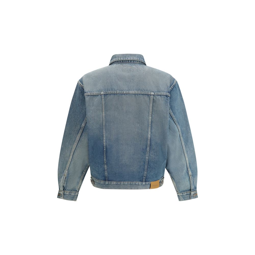 Blue Cotton Denim Trucker Jacket