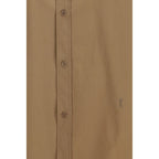 Beige Cotton Cassandre Oversize Shirt