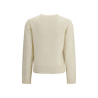 Beige Merino Wool Oves Sweatshirt