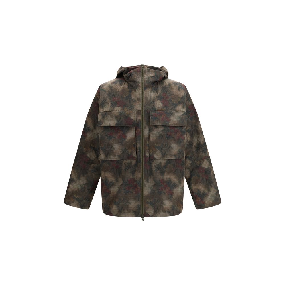 Bicolor Technical Nylon Ripstop Parka