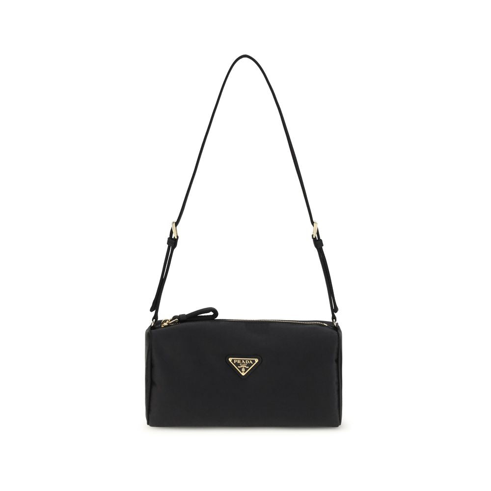 Satin Silk-Viscose Shoulder Bag