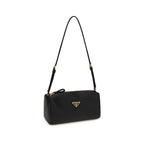 Satin Silk-Viscose Shoulder Bag