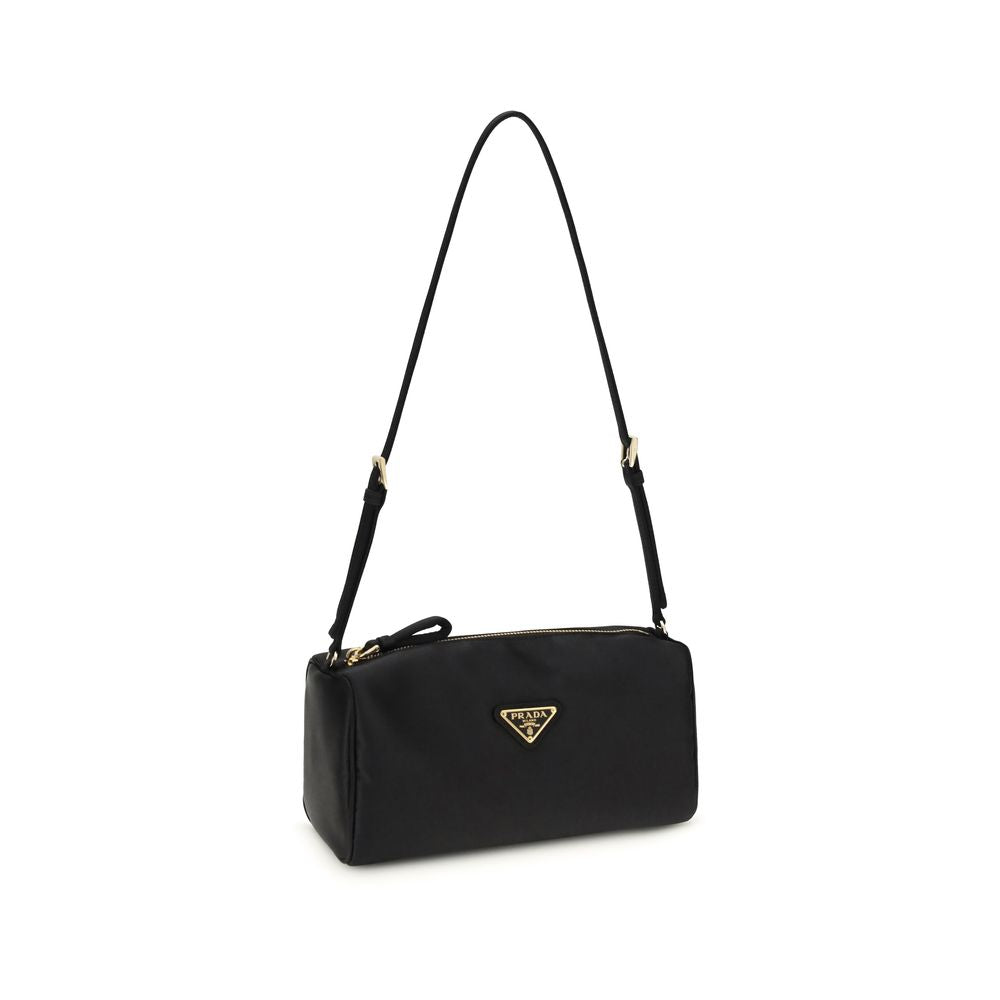 Satin Silk-Viscose Shoulder Bag