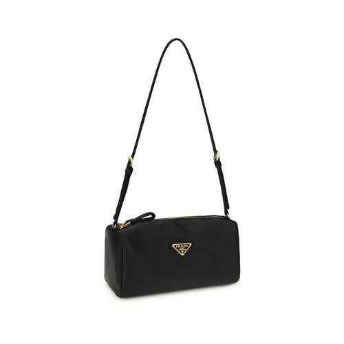 Satin Silk-Viscose Shoulder Bag