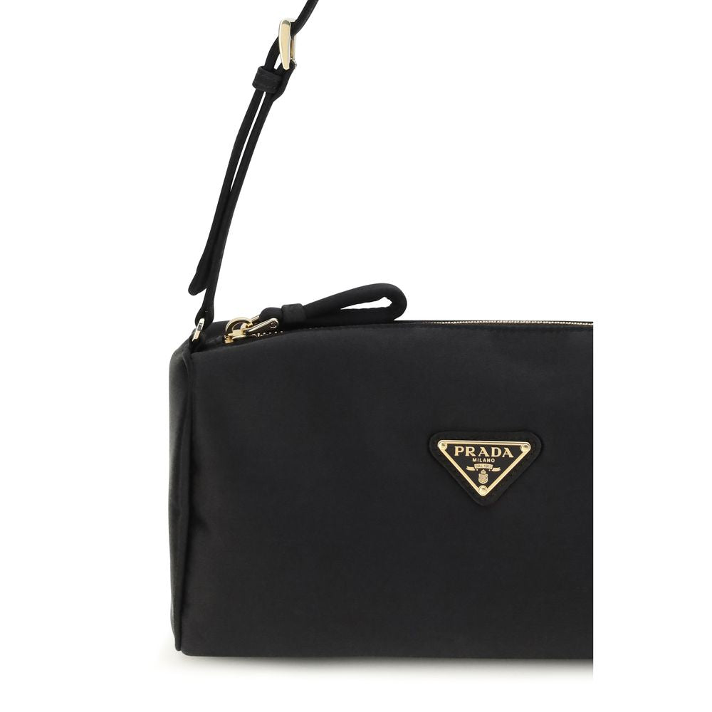 Satin Silk-Viscose Shoulder Bag
