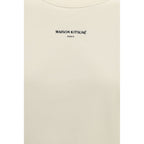 Paris Cropped Cotton Sweatshirt