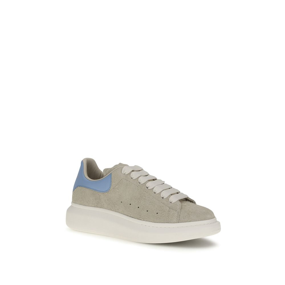Oversized Suede and Leather Sneakers