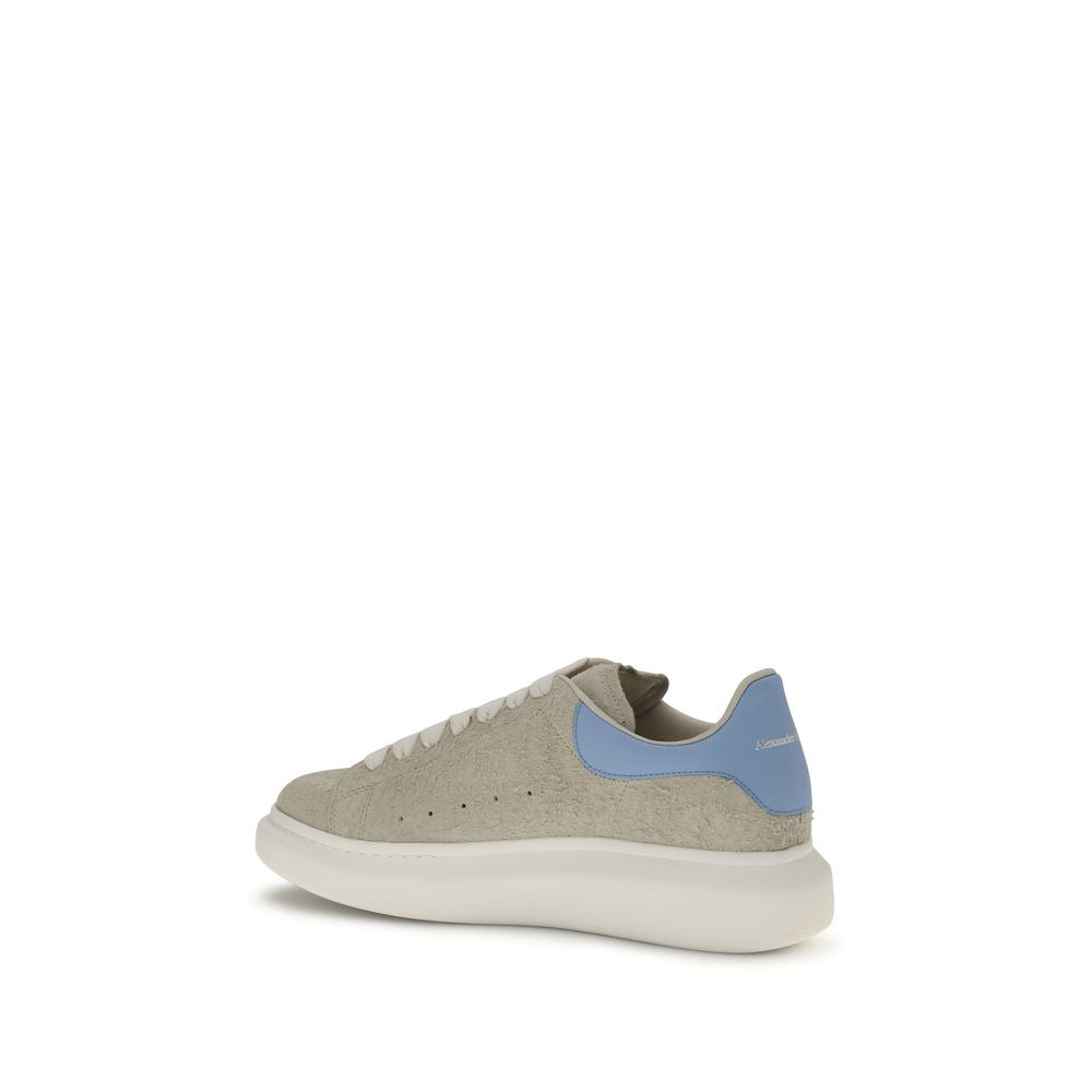 Oversized Suede and Leather Sneakers