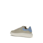 Oversized Suede and Leather Sneakers