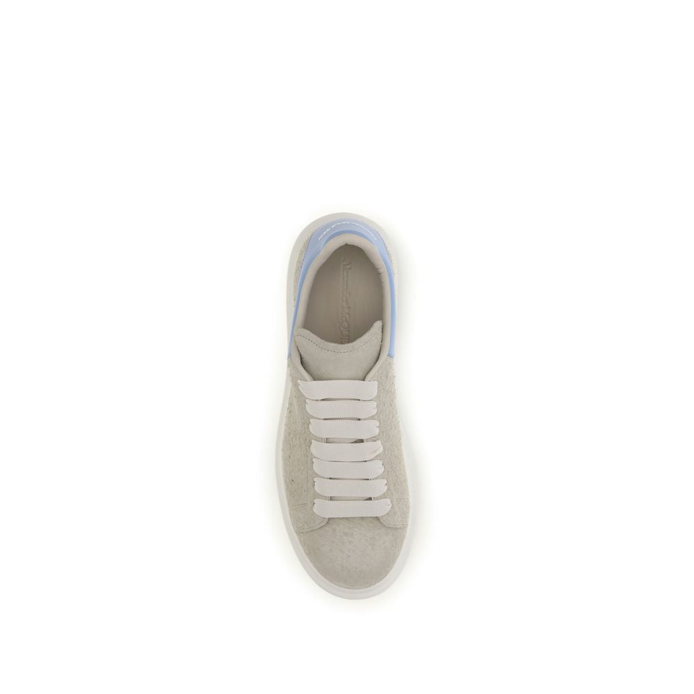 Oversized Suede and Leather Sneakers