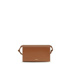 Brown Tangle Wallet With Shoulder Strap
