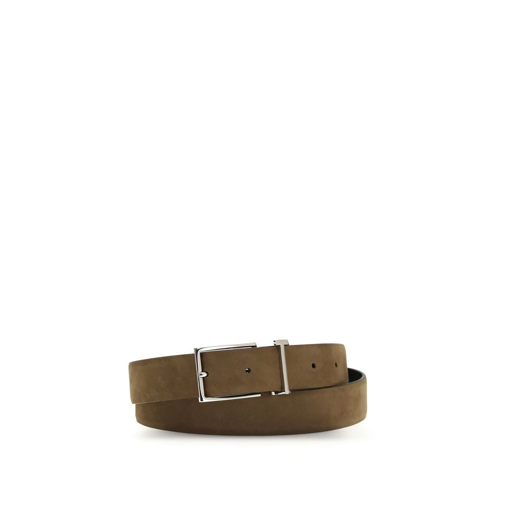 Brown Suede Belt