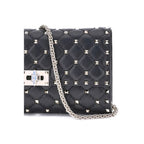 Lambskin Rockstud Spike Shoulder Bag