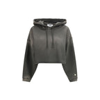 Cropped Cotton Hoodie