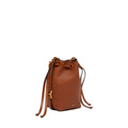 Brown Calfskin Basket Bag