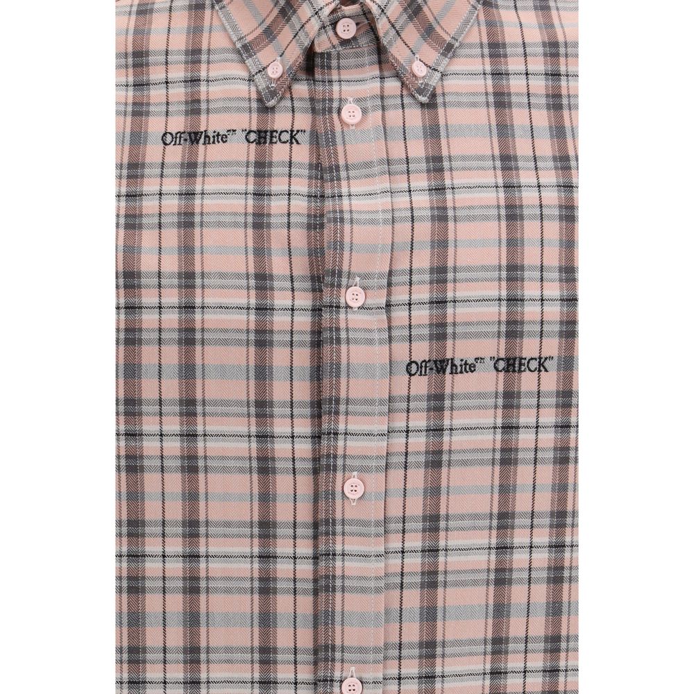 Multicolor Pattern Oversize Cotton Flannel Shirt