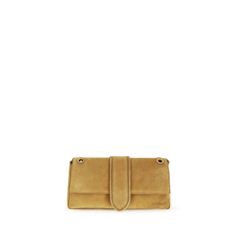 Beige Suede Le Bambino Chaine Shoulder Bag