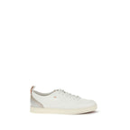 Calf Leather Lace-Up Sneakers