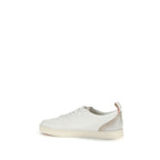 Calf Leather Lace-Up Sneakers