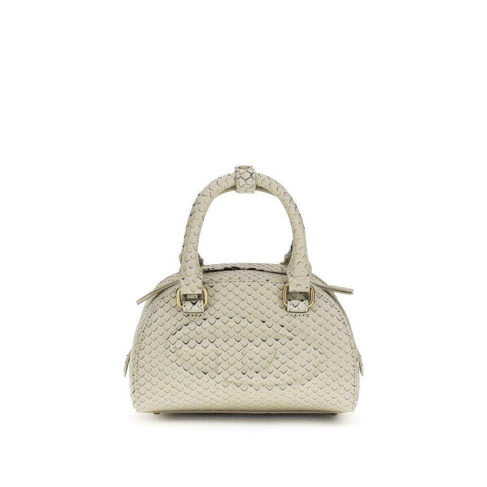 Small Calf Leather 1DR Dome Handbag