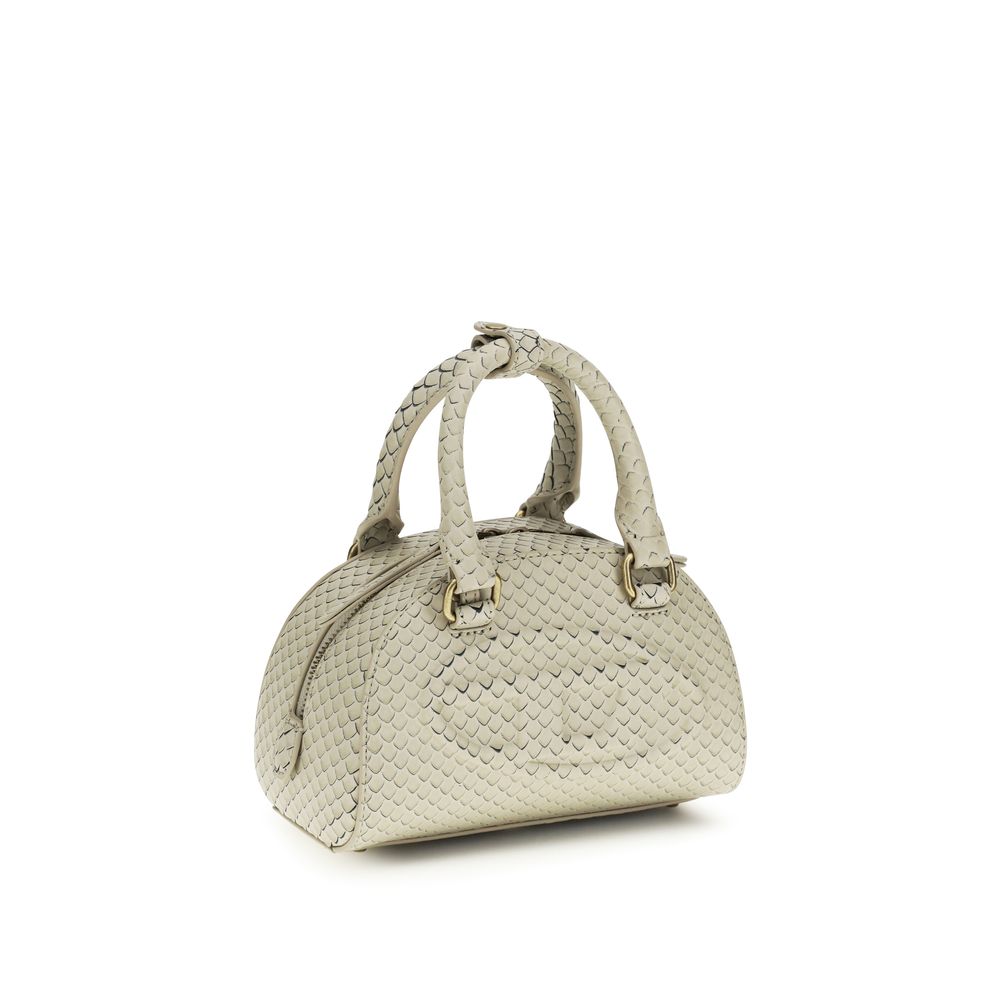 Small Calf Leather 1DR Dome Handbag