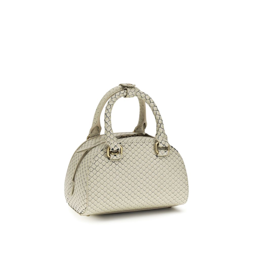 Small Calf Leather 1DR Dome Handbag