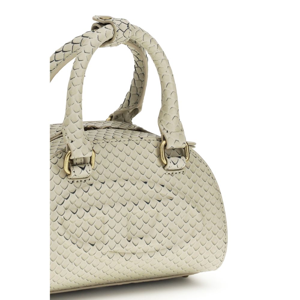 Small Calf Leather 1DR Dome Handbag