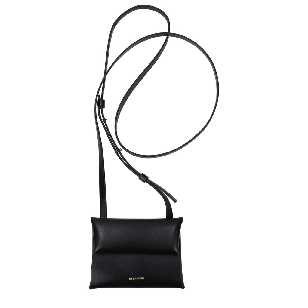 Grained Leather Crossbody Bag