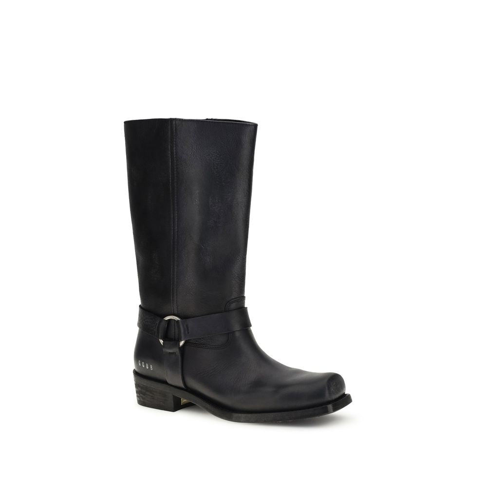 Calfskin Biker Boots