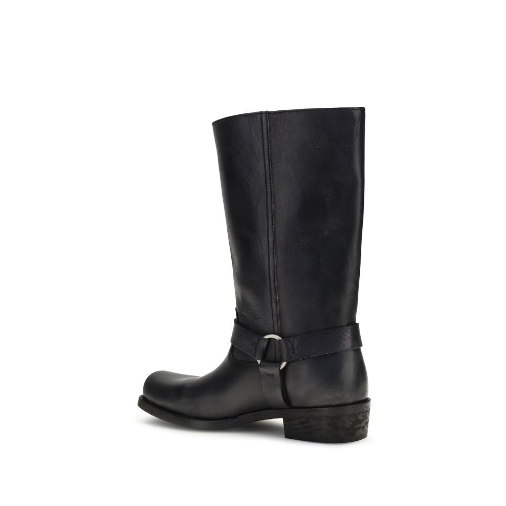 Calfskin Biker Boots