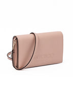 Powder Pink Avenue Calf Leather Shoulder Bag