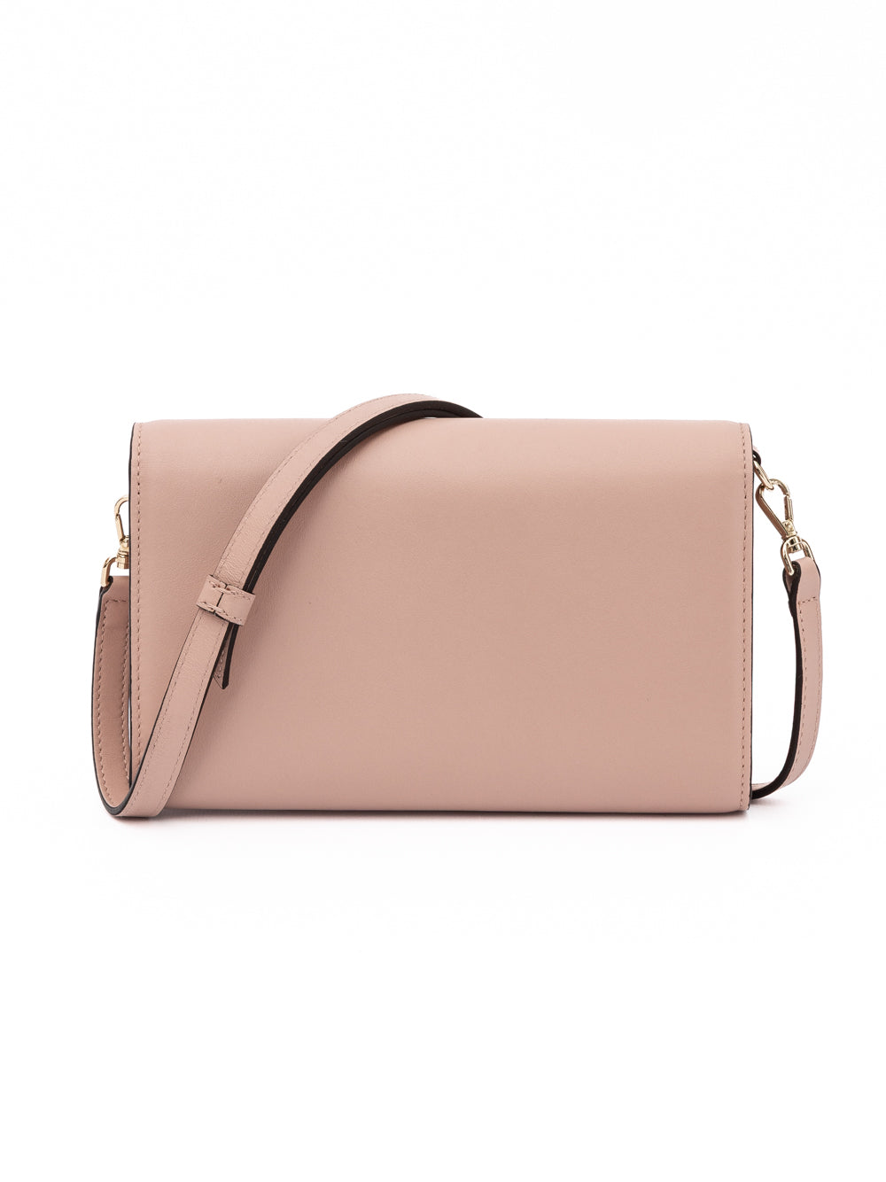Powder Pink Avenue Calf Leather Shoulder Bag