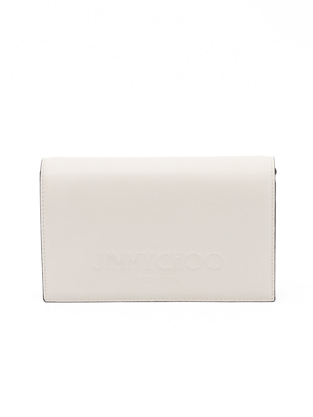Avenue White Calf Leather Shoulder Bag