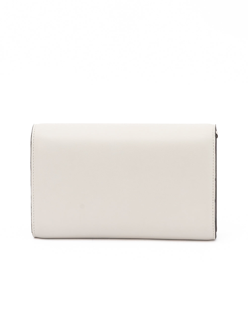 Avenue White Calf Leather Shoulder Bag