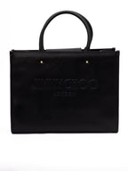 Black Avenue S Calf Leather Tote Bag
