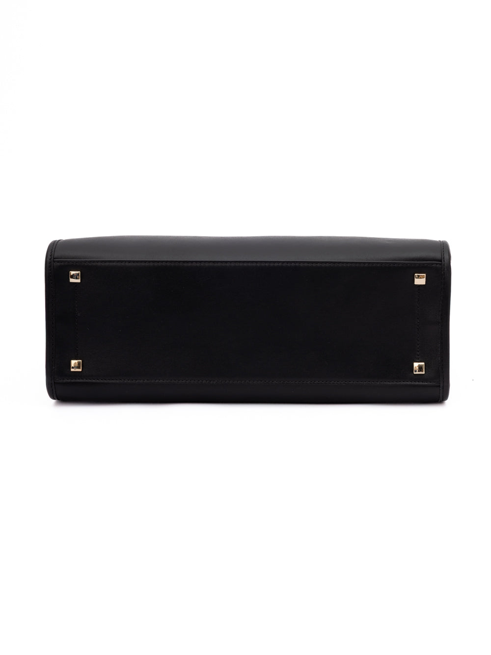 Black Avenue S Calf Leather Tote Bag